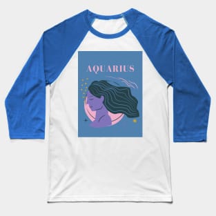 Aquarius zodiac sign Baseball T-Shirt